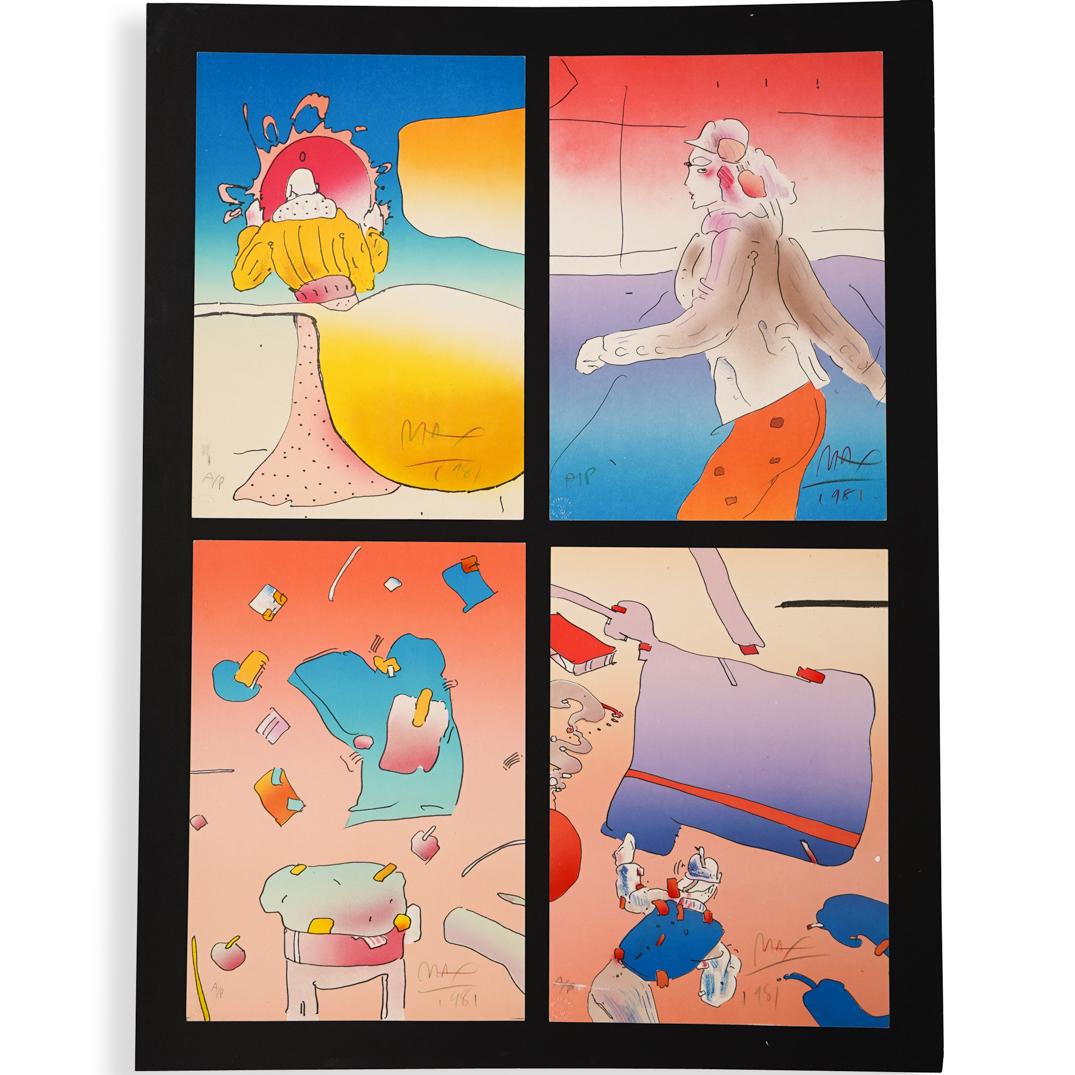 Peter Max (American/German, b. 1937) Lithograph Suite (1 of 5)