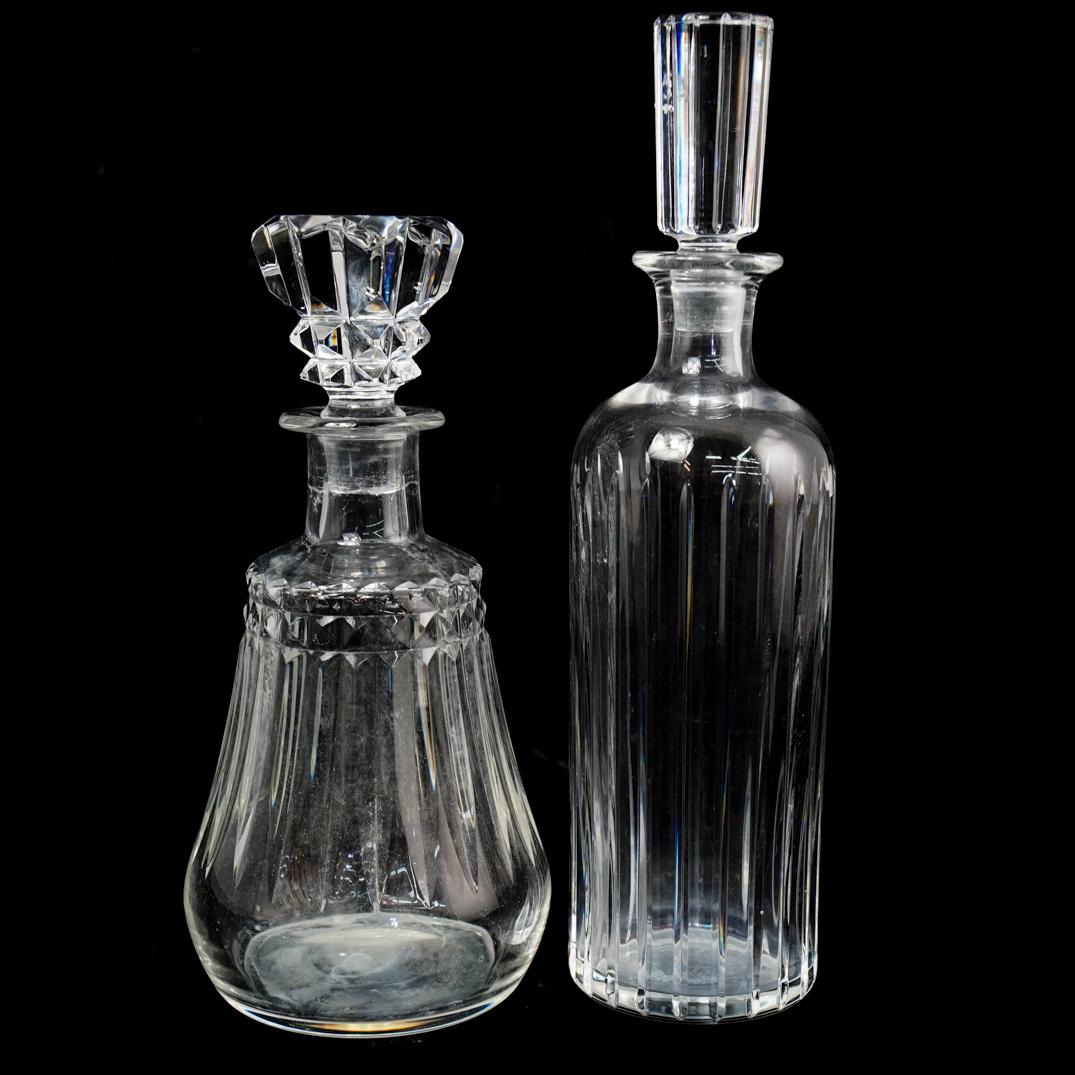 (2 Pc) Baccarat Crystal Decanters (1 of 5)
