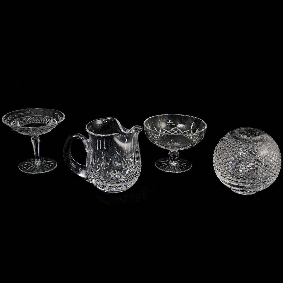 (4 Pc) Waterford Crystal Table Articles (1 of 4)