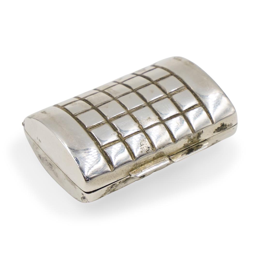 Silver Plated Pill Box (1 of 2)