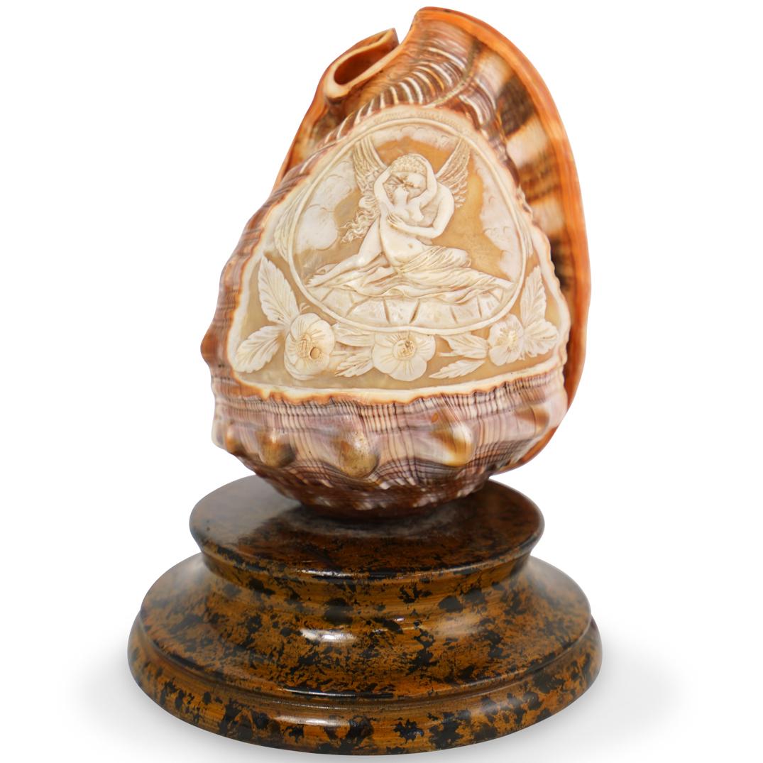Decorative Cameo Conch Shell (1 of 3)