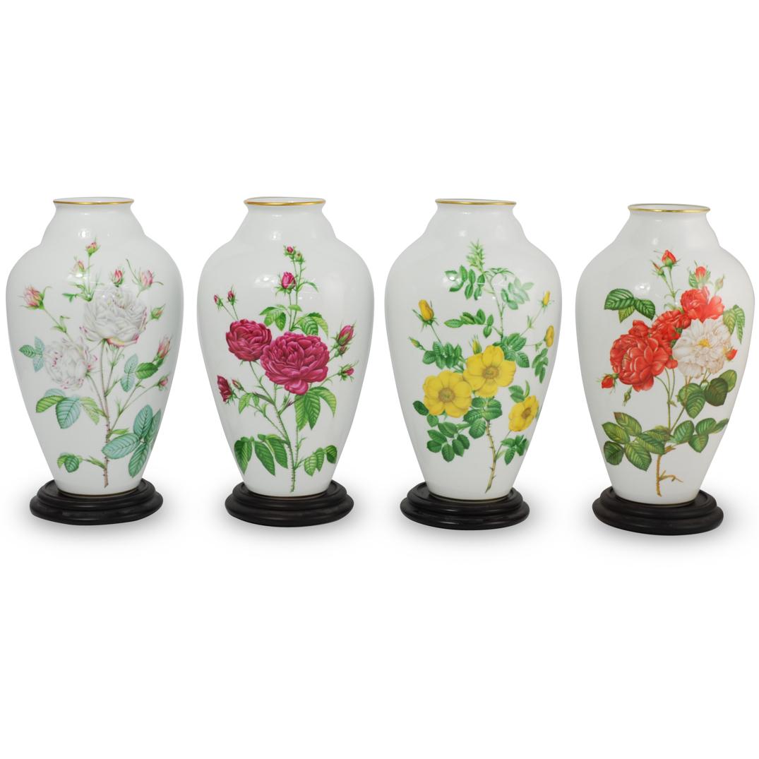 (4 Pc) Georges Boyer for Limoges Porcelain Vases (1 of 9)