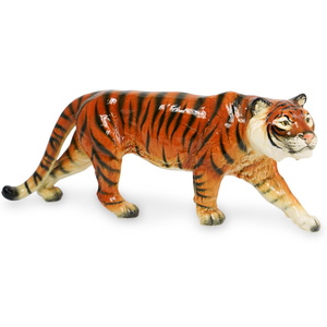 Bengal Tiger Sitting 3D Printed Miniature Figurine 