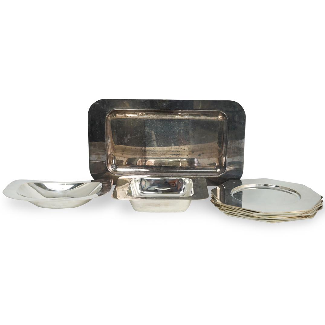 (11 Pc) Silver Plated Table Articles (1 of 6)