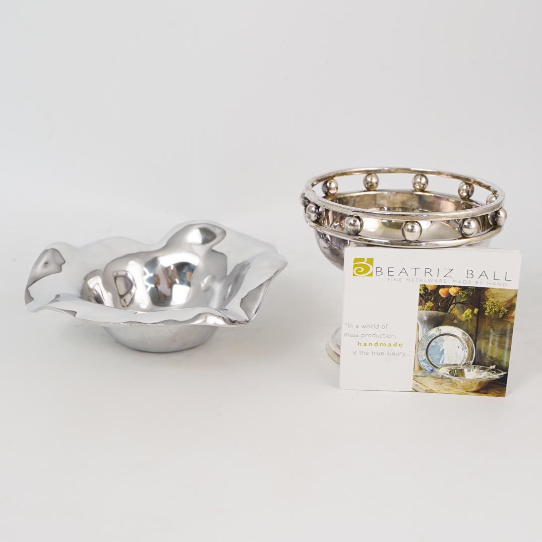 (2 Pc) Beatriz Ball Metalware (1 of 4)