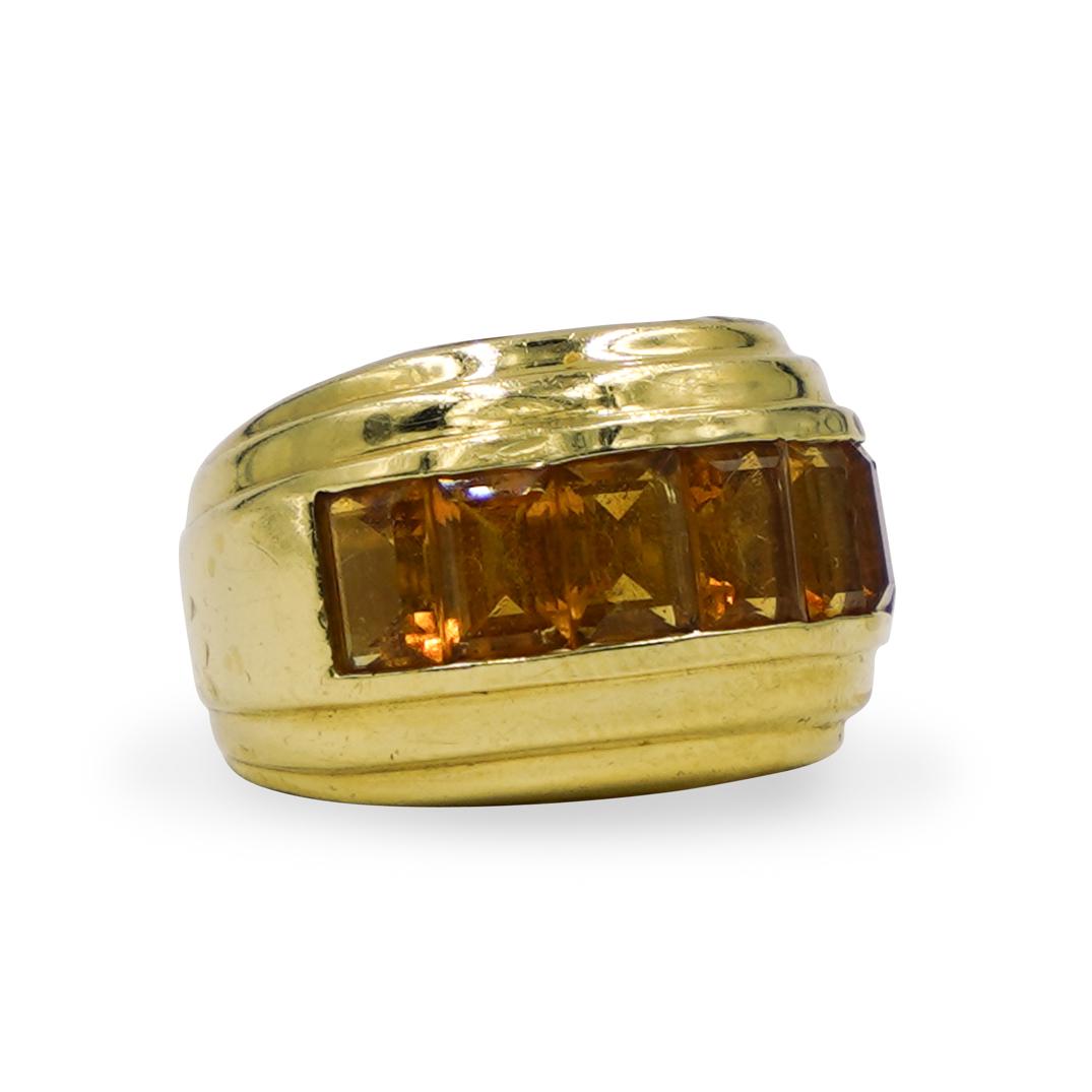 David Yurman 18k Gold and Citrine Ring (1 of 5)