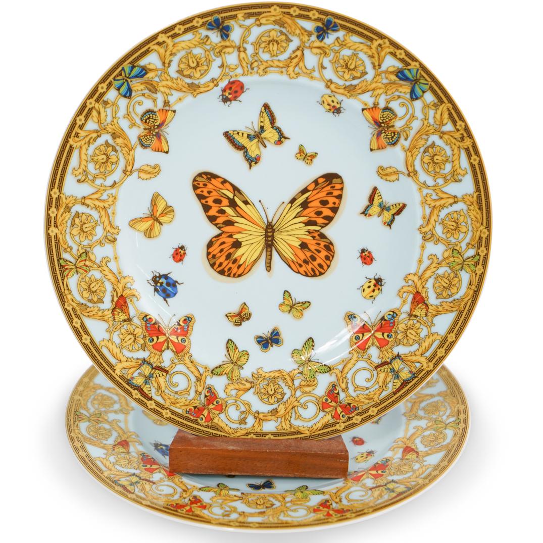 Pair of Rosenthal Versace Jardin Plates (1 of 4)