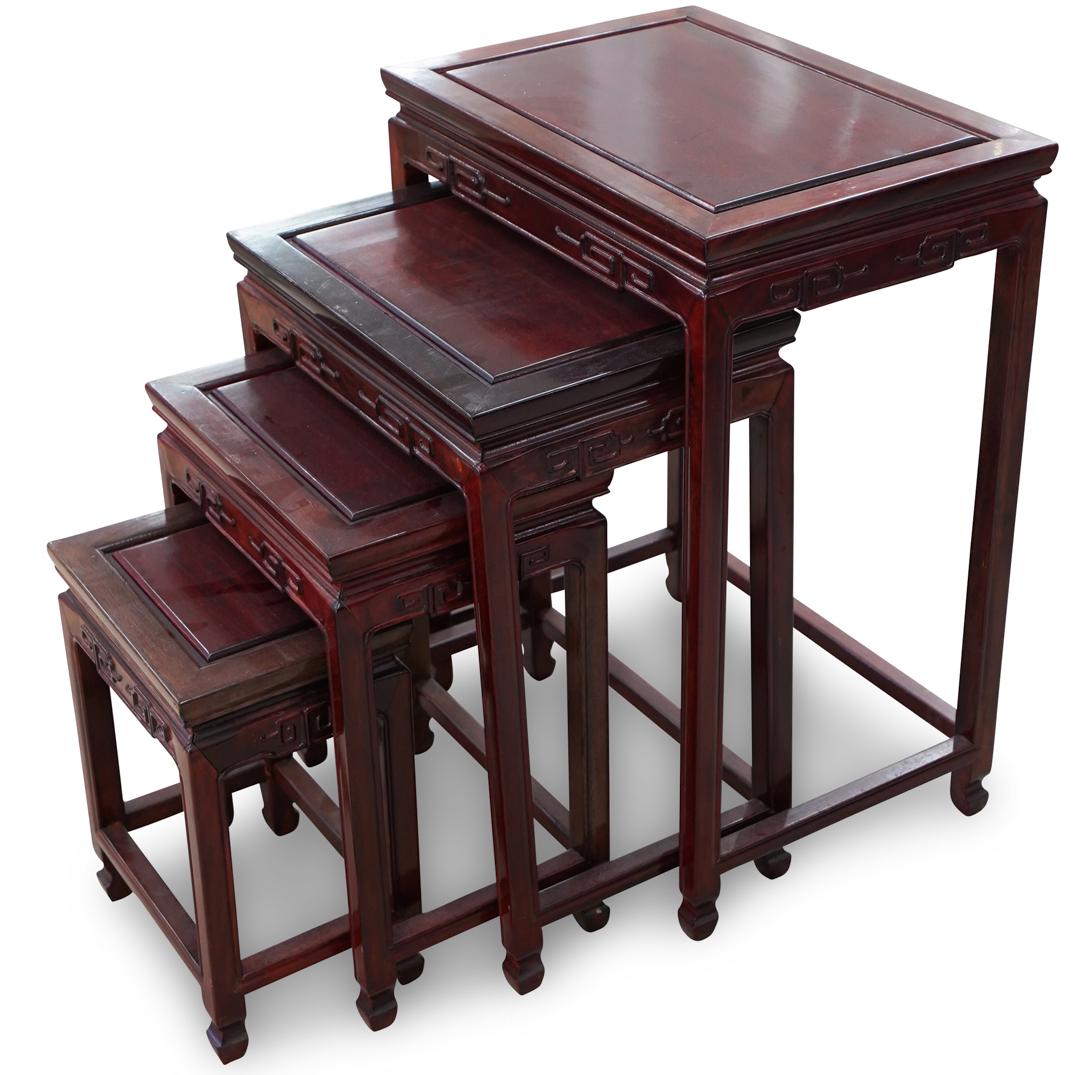 Set of Four Chinese Nesting Tables (1 of 5)