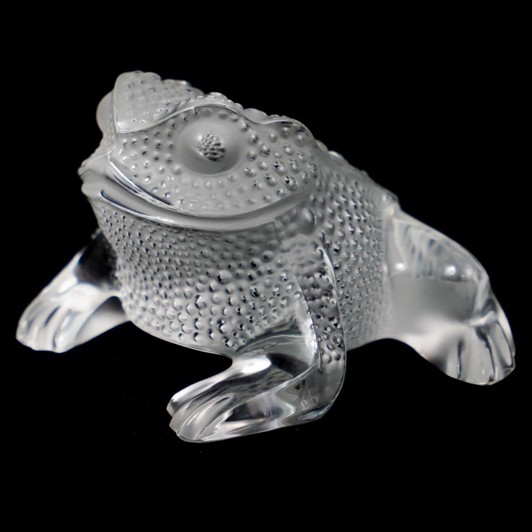 Lalique Crystal Frog (1 of 4)