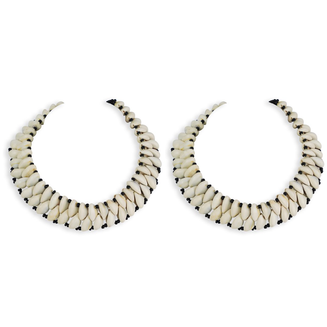 (2 Pc) Cowry Shell Necklaces (1 of 3)