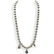 Chinese Sterling Beaded Charm Necklace