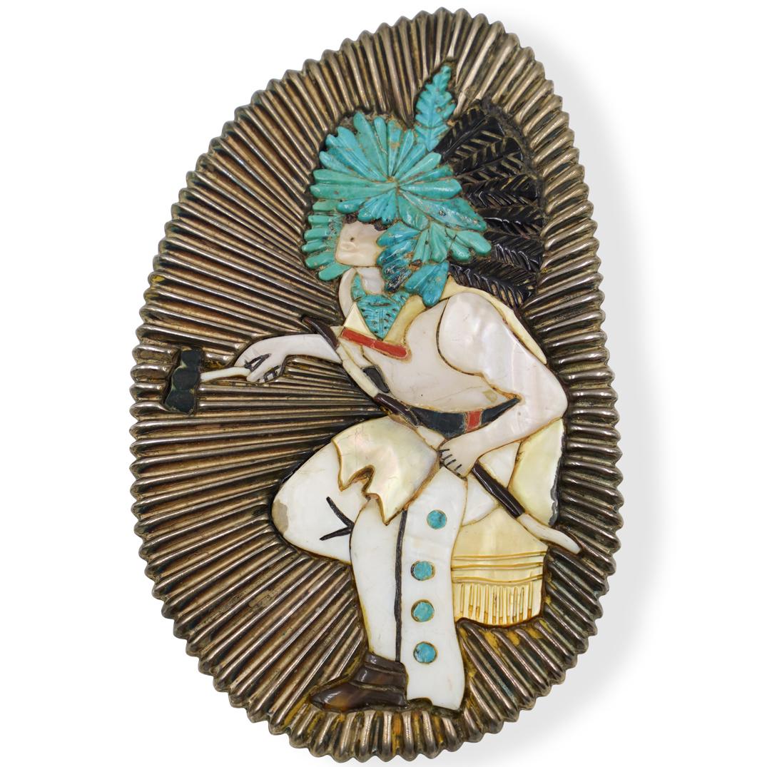 Navajo Ray Bennett Sterling Silver Pendant (1 of 4)