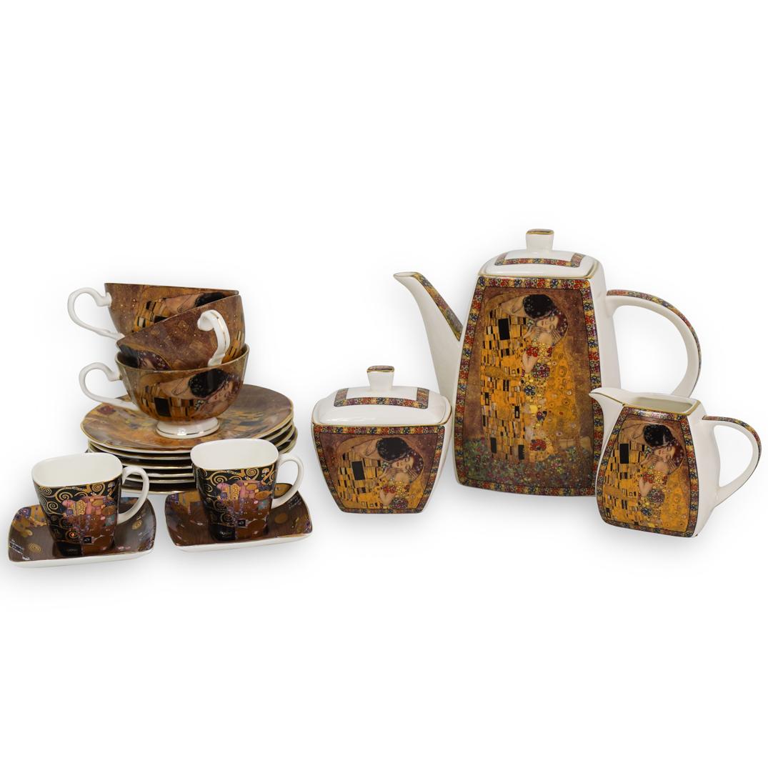 (16 Pc) Royal Stafford 'Gustav Klimt' Tea Service (1 of 8)
