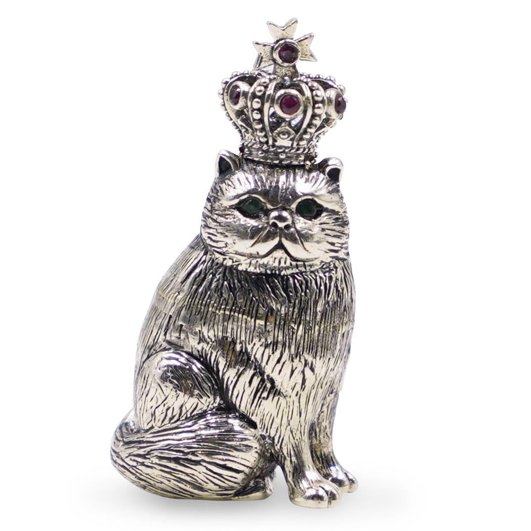 Sterling Silver Miniature Kitten (1 of 3)