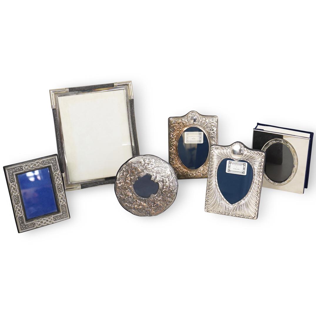 (6 Pc) Sterling Silver Picture Frames (1 of 5)