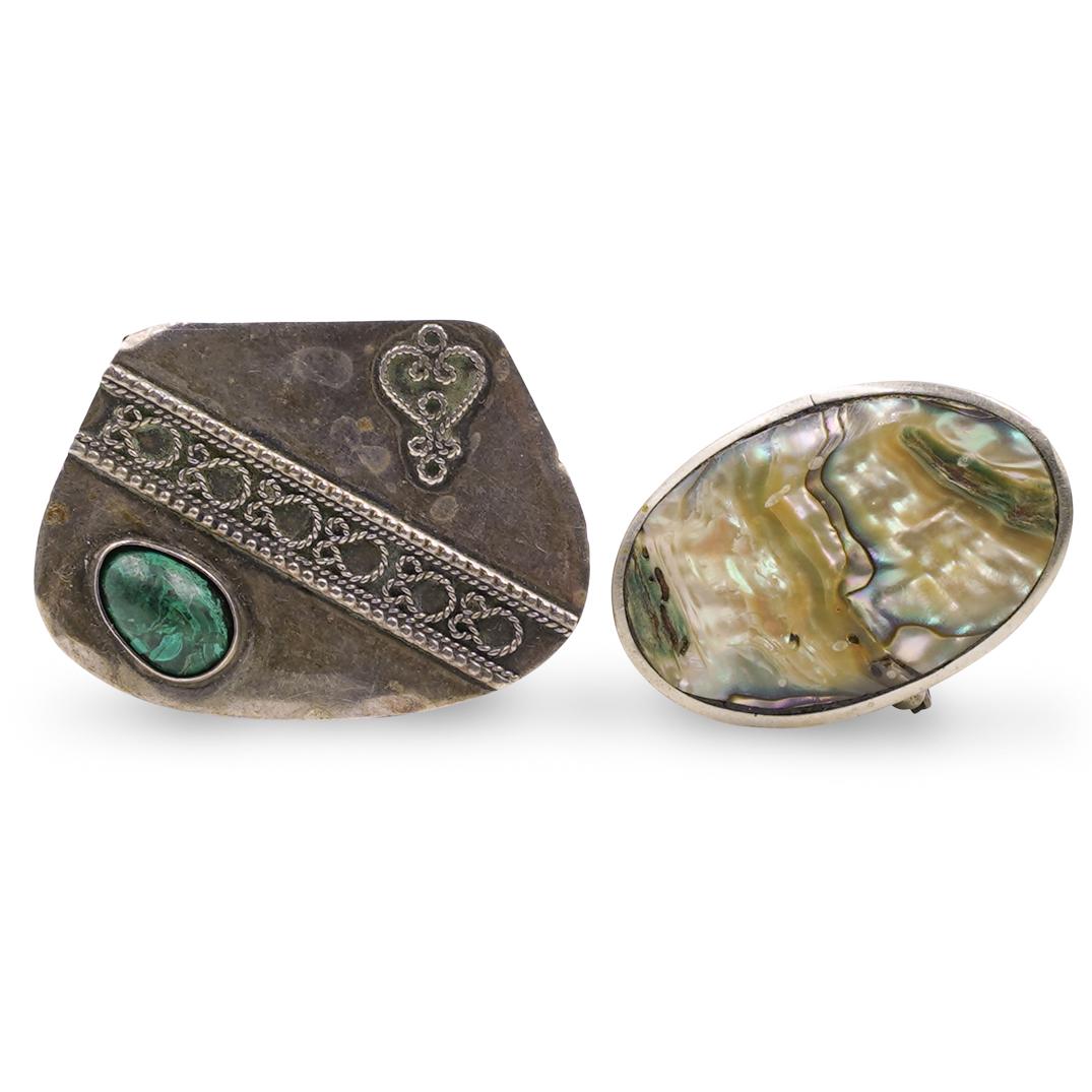 (2 Pc) Sterling Silver Pill Boxes (1 of 4)