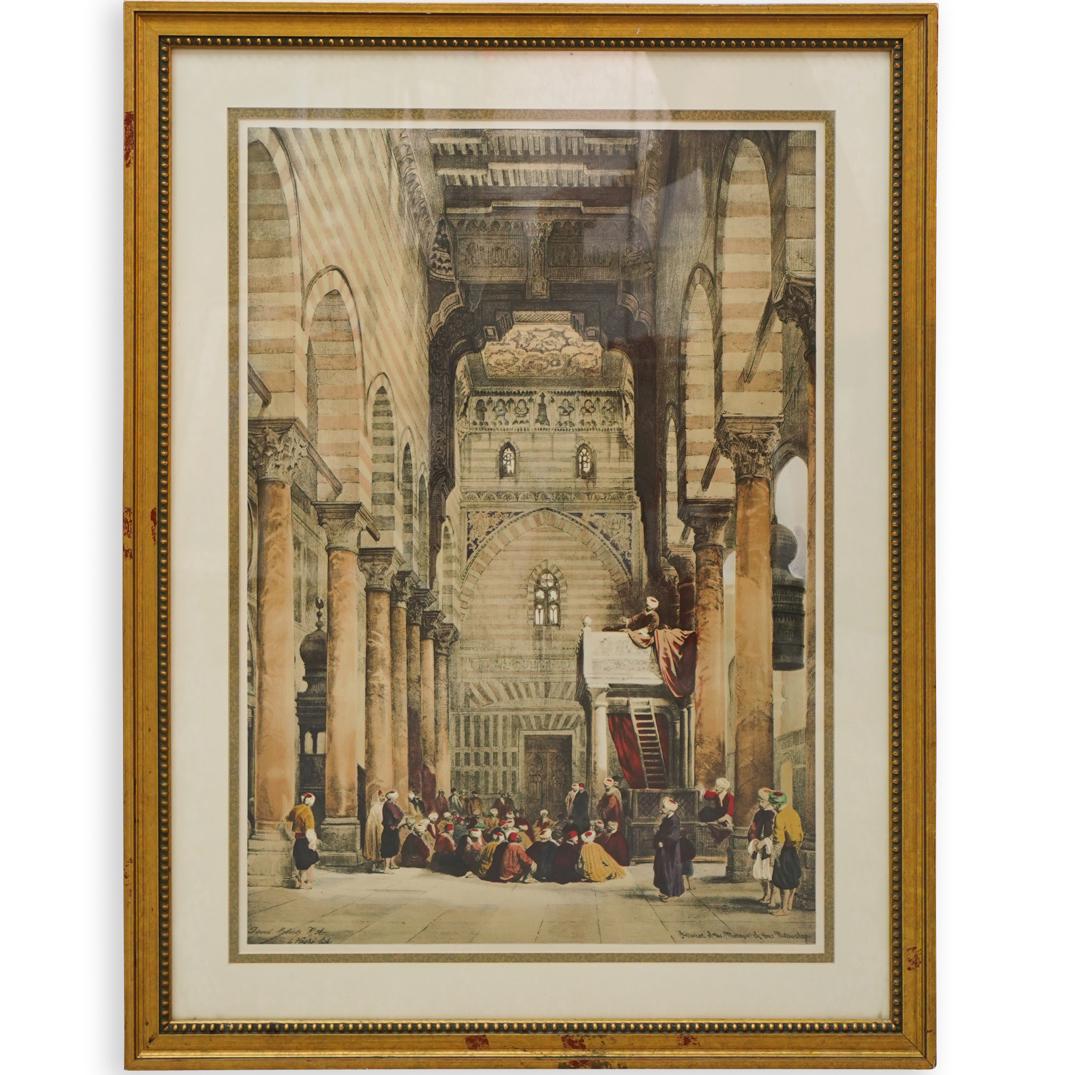 After David Roberts Framed Color Lithograph (1 of 6)