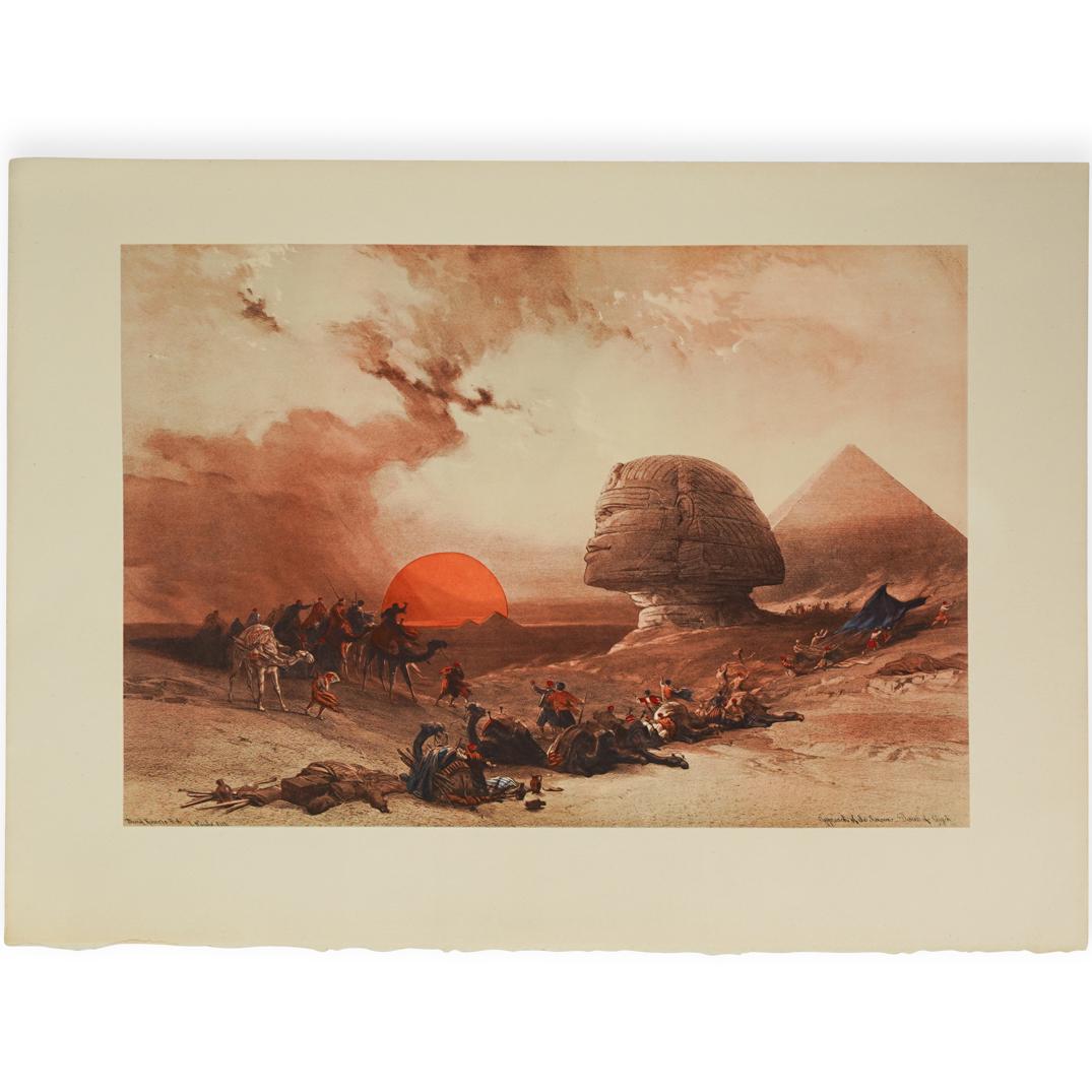 David Roberts (Scottish, 1796-1864) Color Lithograph (1 of 4)