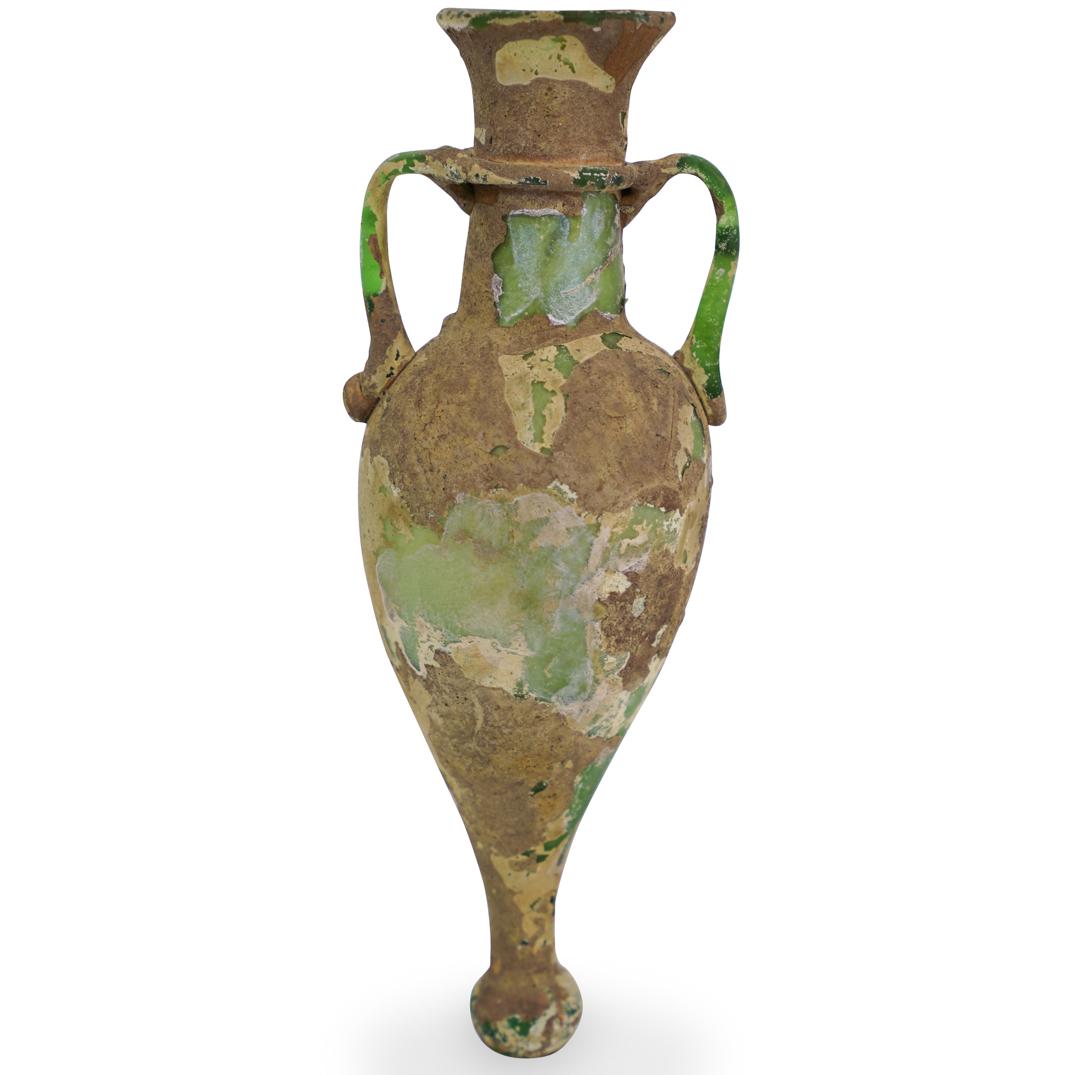 Large Roman Green Glass Amphora (1 of 3)