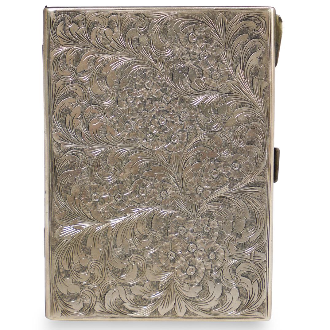 Victorian 800 Silver Cigarette Case (1 of 8)