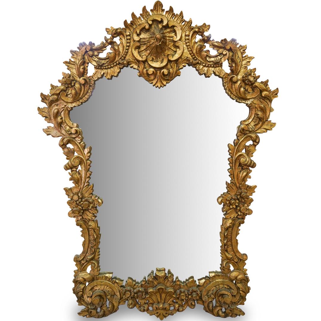 Carved Giltwood Mirror (1 of 8)