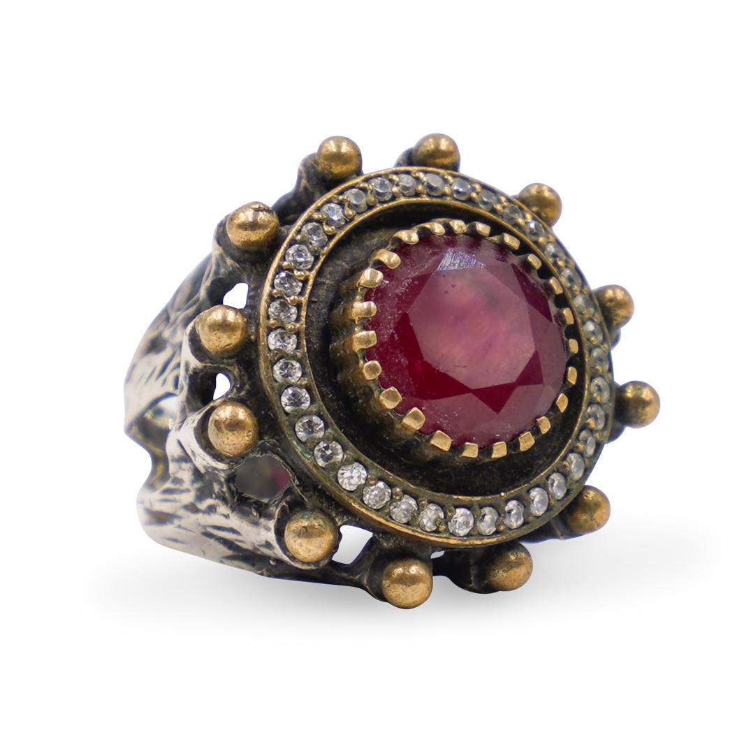 Sterling Silver Brutalist Ring (1 of 3)