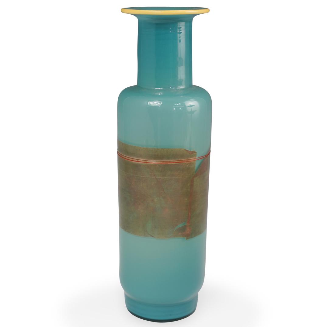Signed Studio Glass Vase (1 of 4)
