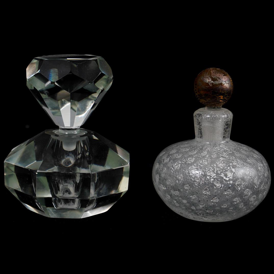Two Glass Perfume Bottles (1 of 3)
