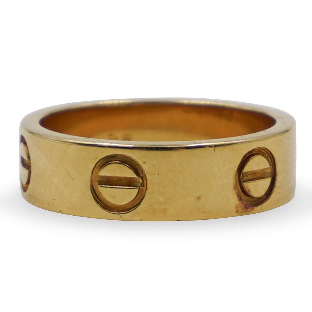 Cartier 18k Gold Love Ring (1 of 2)