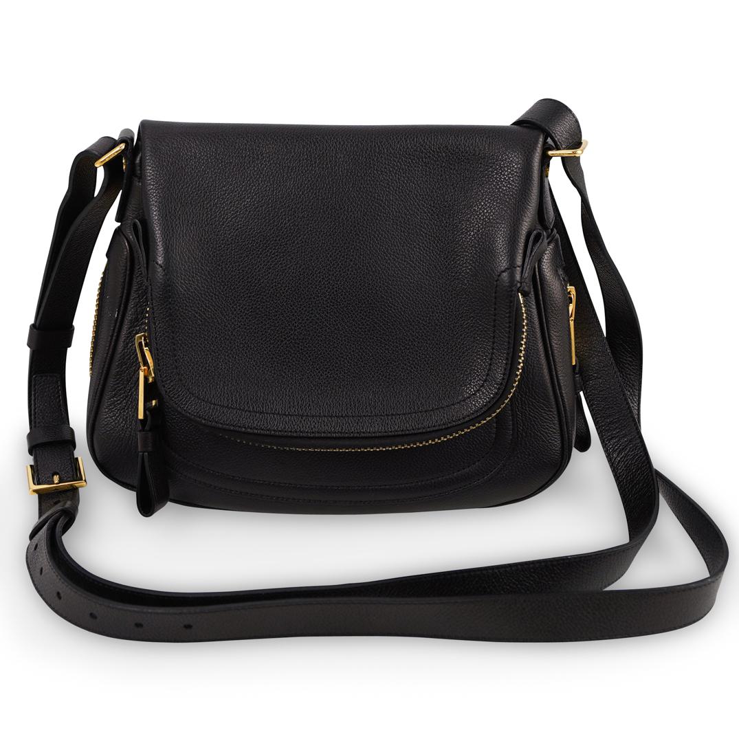 Tom Ford 'Jennifer' Grained Leather Shoulder Bag (1 of 8)