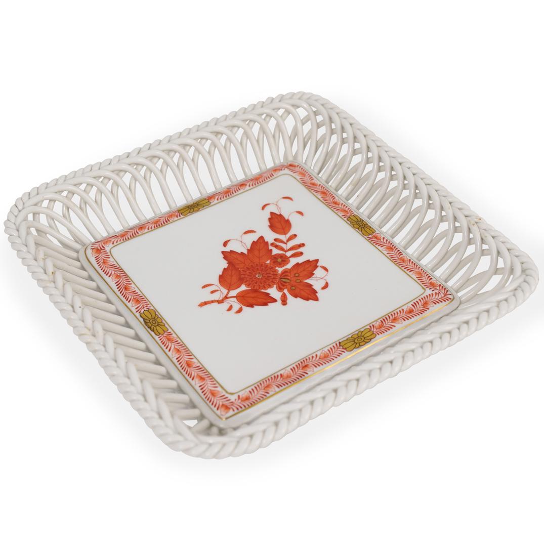 Herend Porcelain Reticulated Bowl (1 of 4)