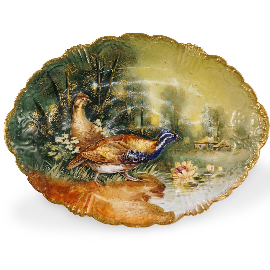 Large Limoges Porcelain Game Platter (1 of 4)