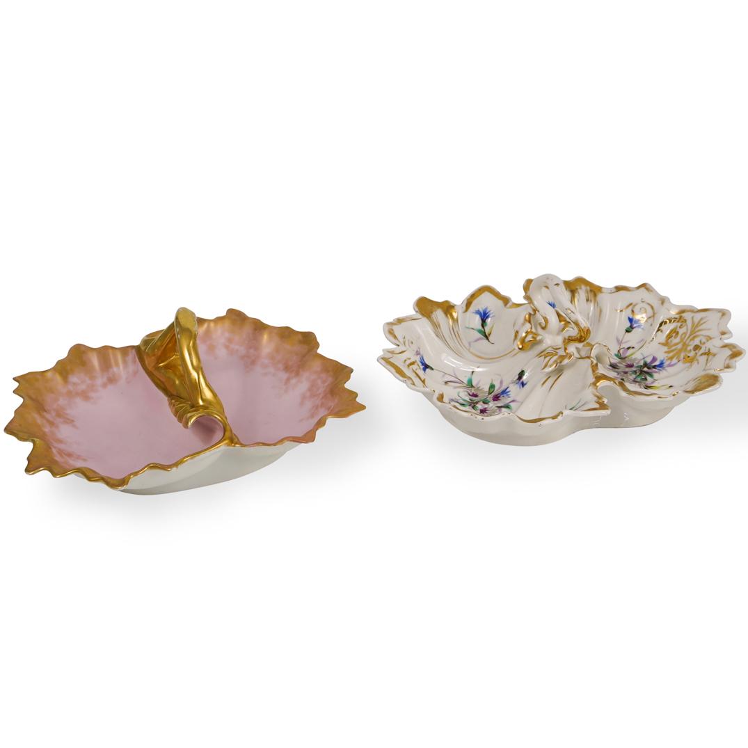(2 Pc) Continental Porcelain Section Dishes (1 of 7)