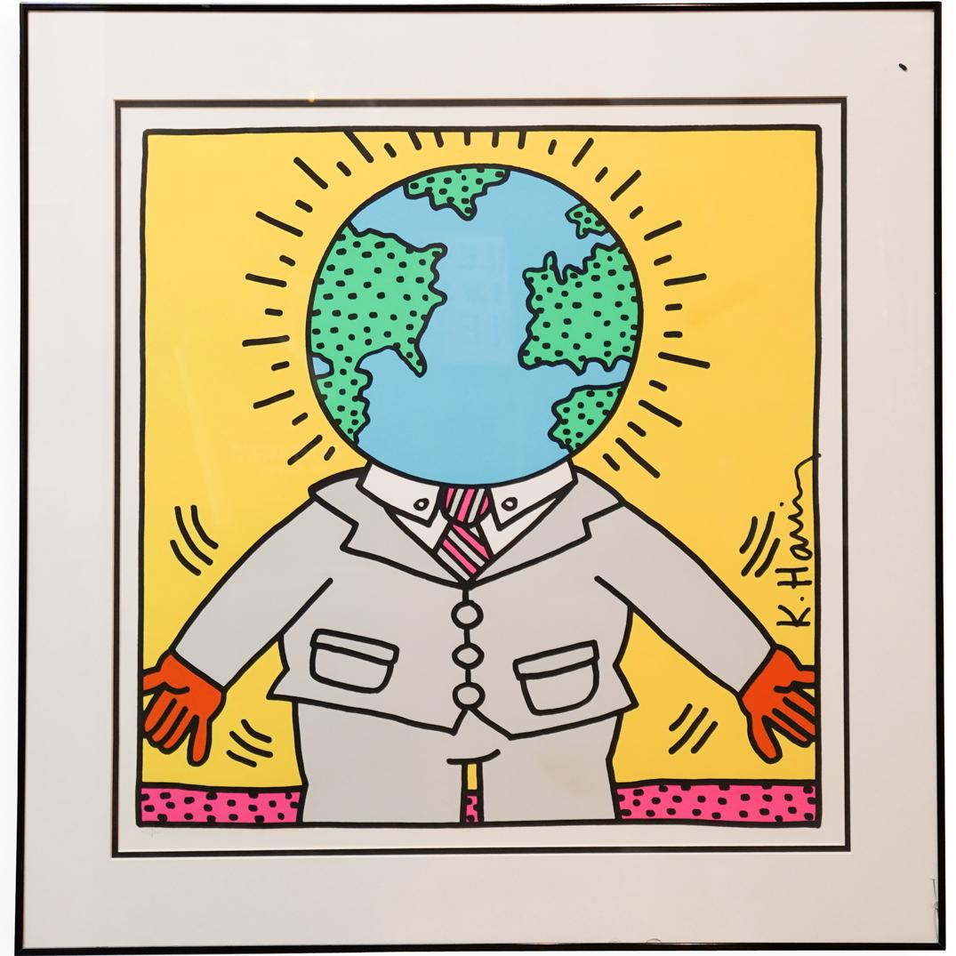 Keith Haring (American, 1958-1990) Numbered Lithograph (1 of 4)