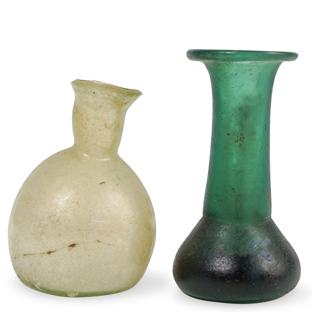 Two Ancient Roman Glass Vessel (1 of 4)