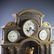Lanshire Bronze & Onyx Mantel Clock & Barometer - 4