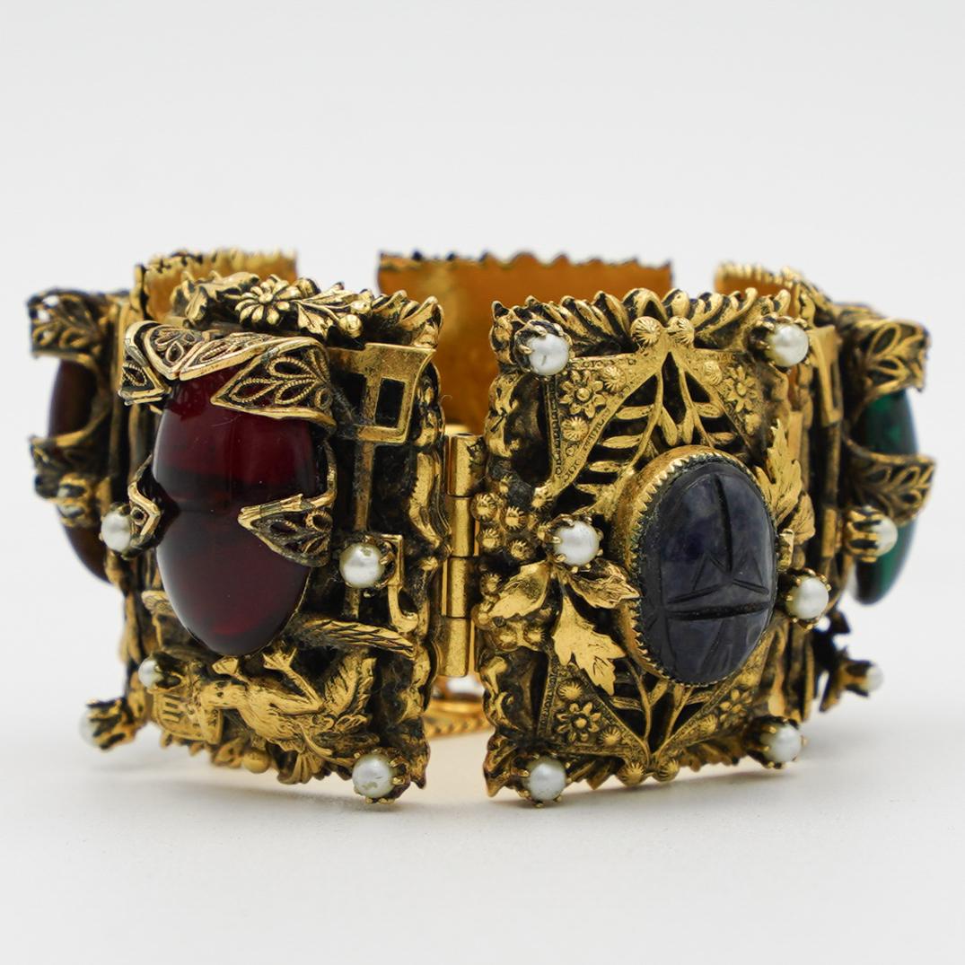 Vintage Kenneth Lane Filagree Bracelet (1 of 4)