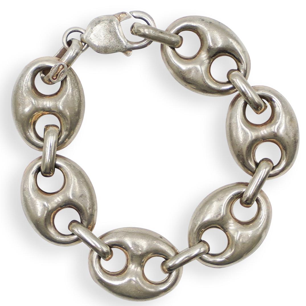 Vintage Sterling Silver Link Bracelet (1 of 4)