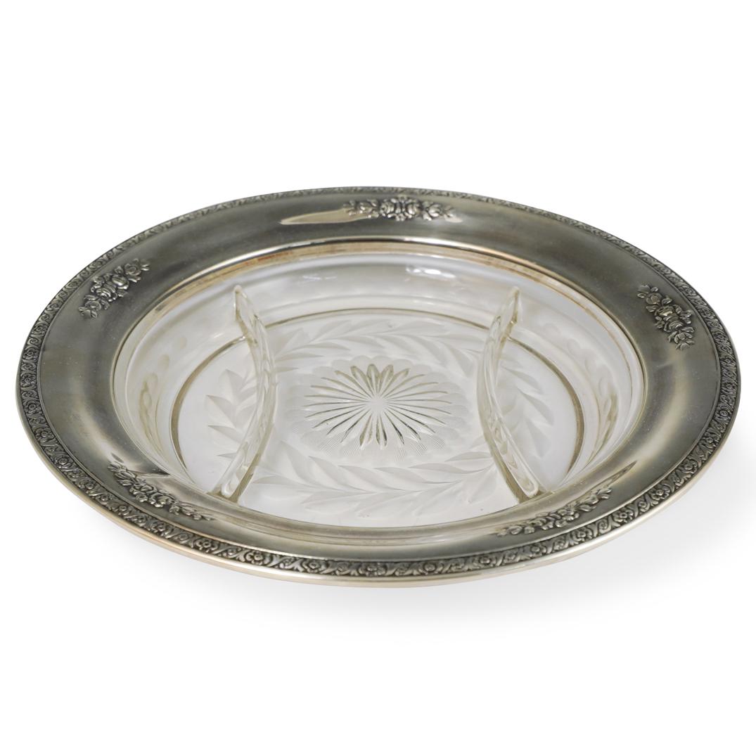 Hunt Sterling and Crystal Serving Bowl (1 of 5)