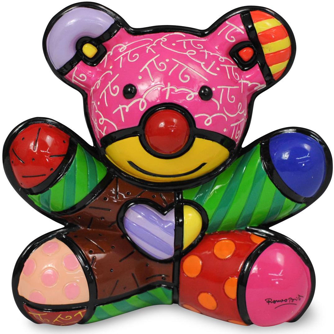 Romero Britto (Brazilian, b. 1963) "Fun Bear" Figurine (1 of 5)