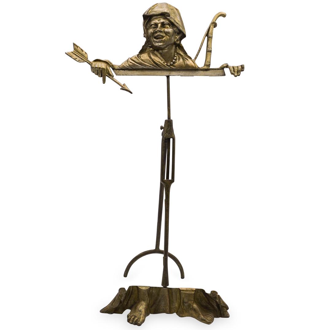 Antique Oriental Bronze Easel (1 of 3)