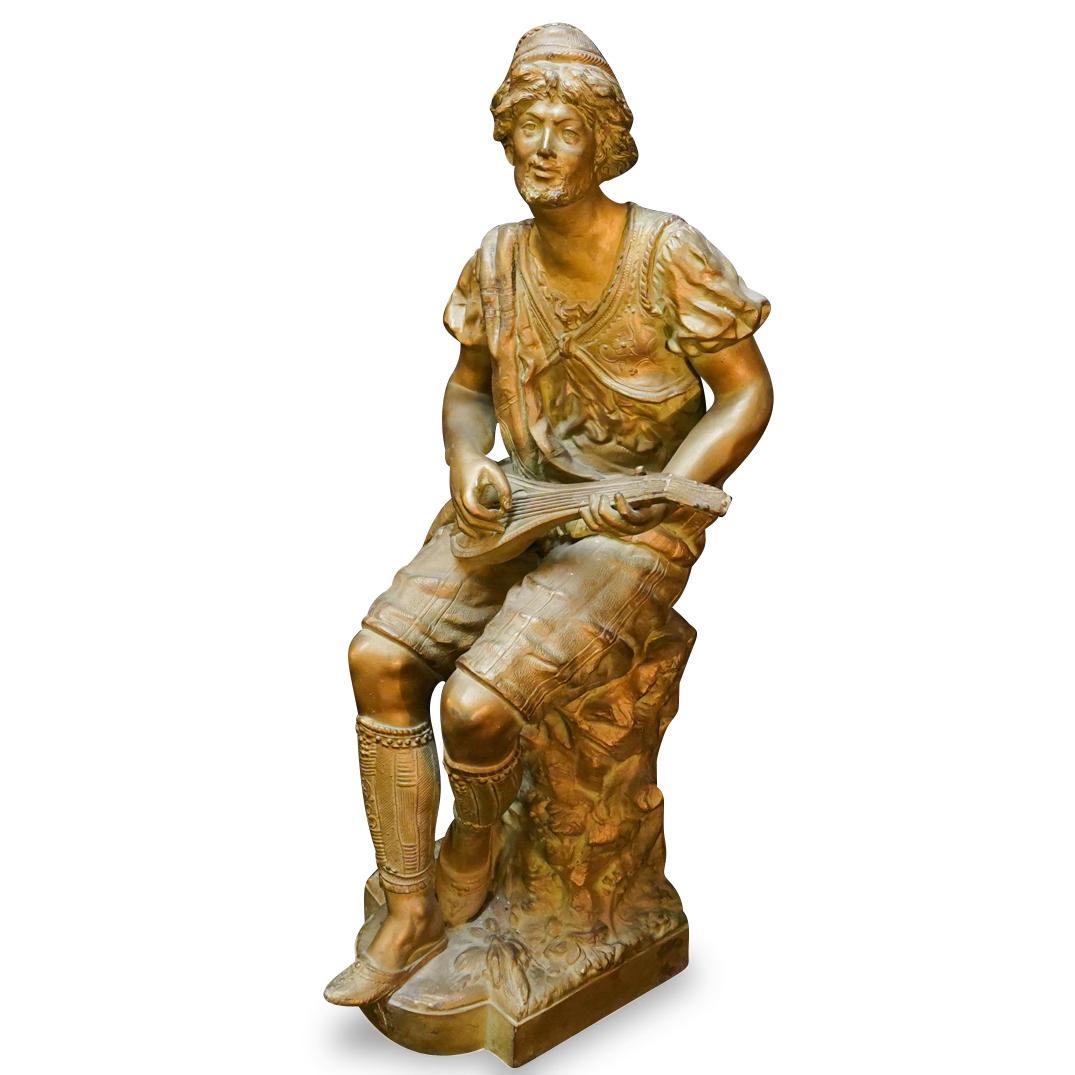 Mixed Metal Orientalist Sculpture (1 of 4)