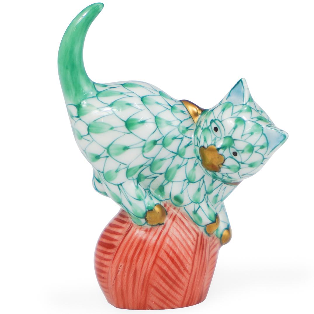 Herend "Cat & Ball" Porcelain (1 of 3)