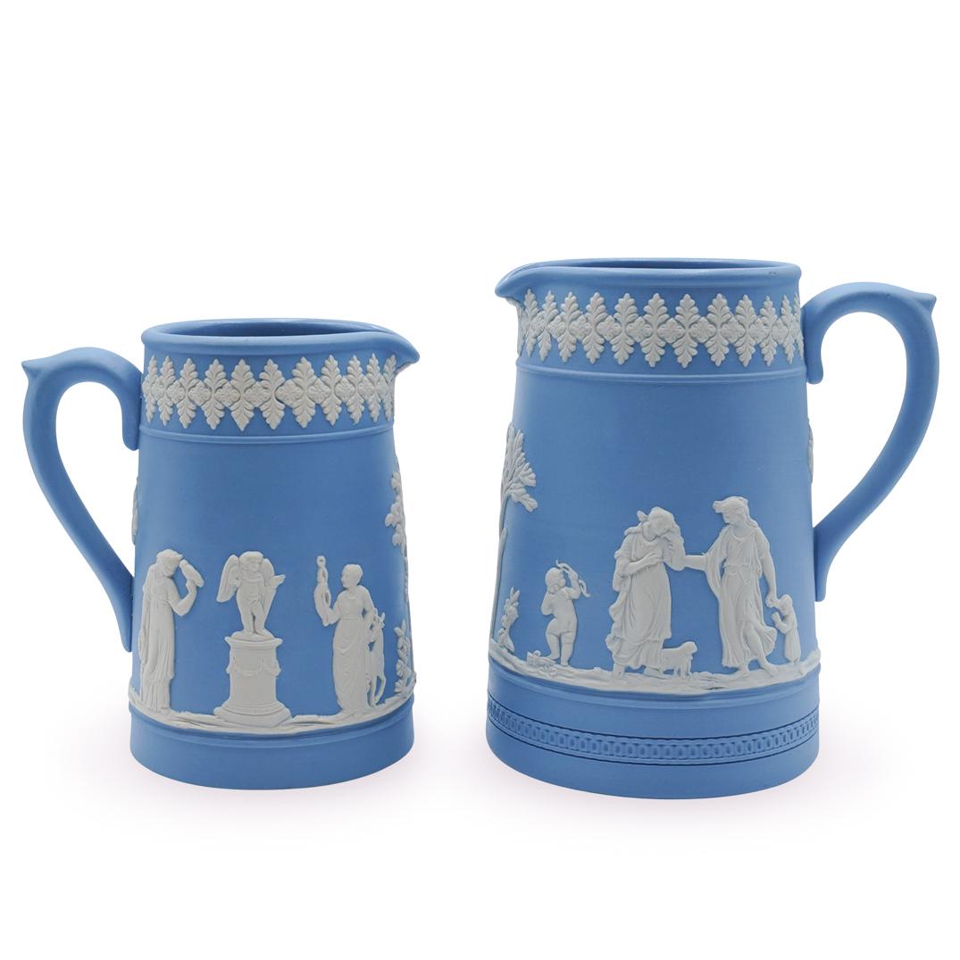 (2 Pc) Dudson and Hanley Porcelain Pitchers (1 of 4)