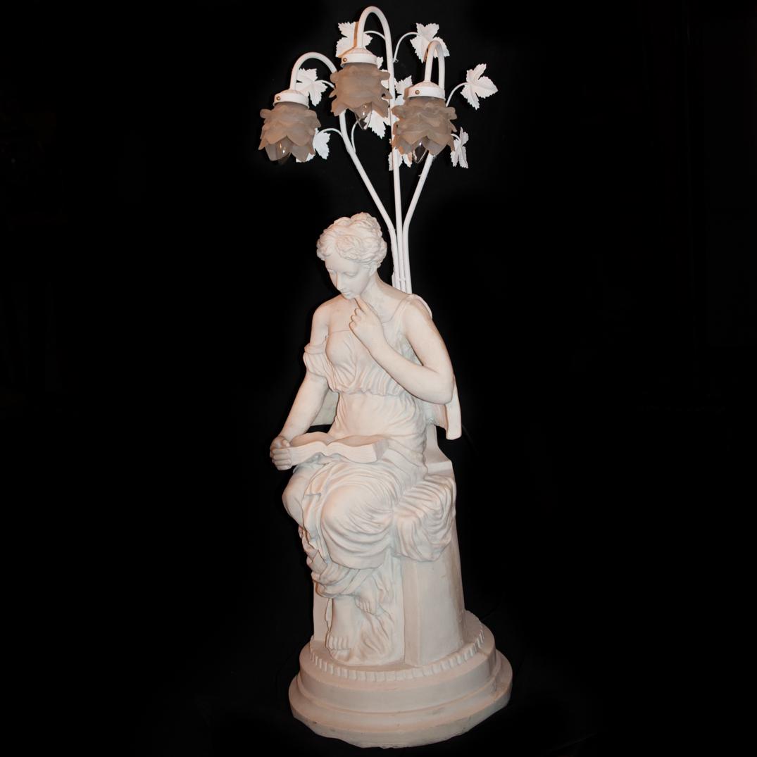 Figural Composite Statue Lamp (1 of 4)