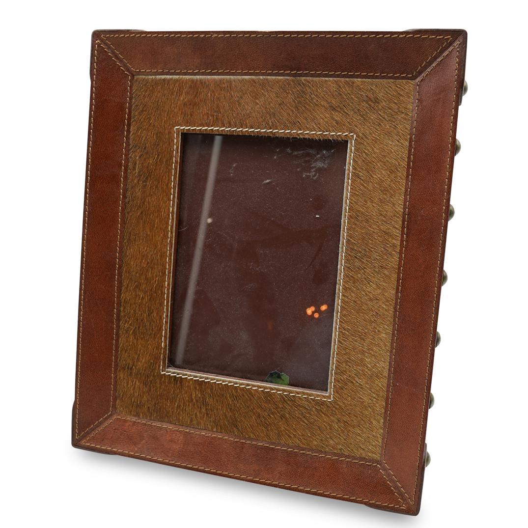 Drexel Heritage Leather Picture Frame (1 of 4)