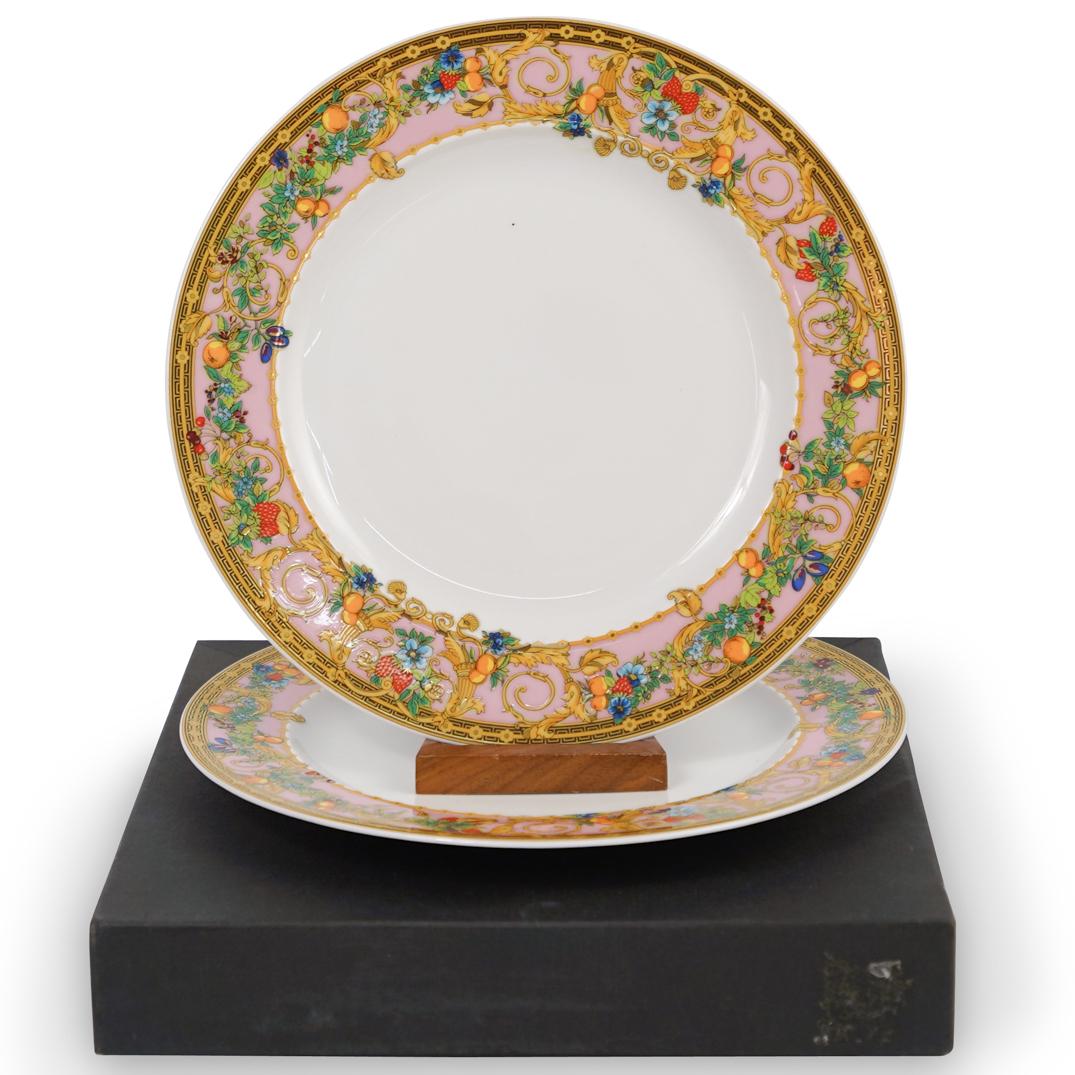 (3 Pc) Rosenthal x Versace Le Jardin Fruit Plates (1 of 5)