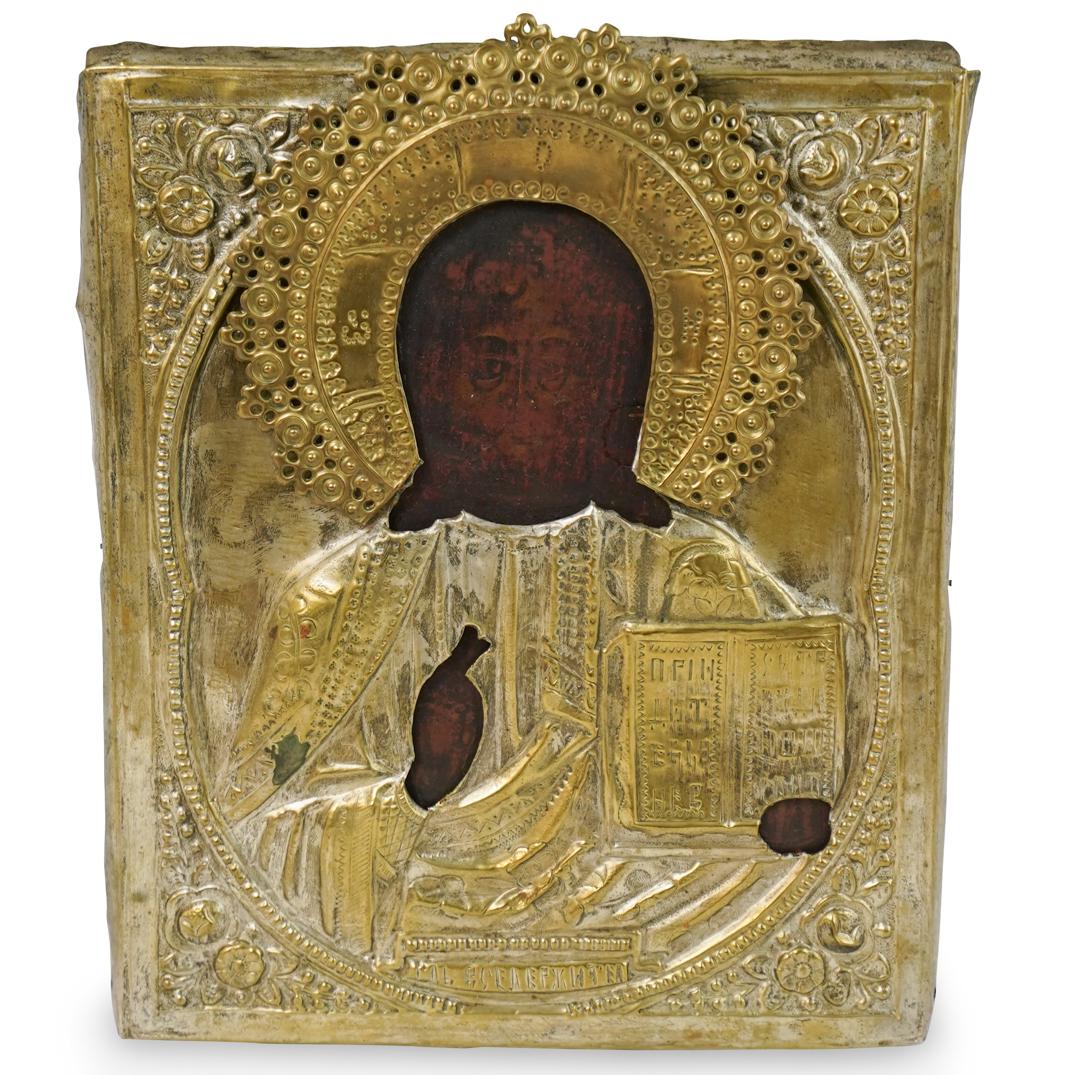 Brass Russian Icon (1 of 5)