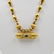22K Yellow Gold Scroll Necklace - 2