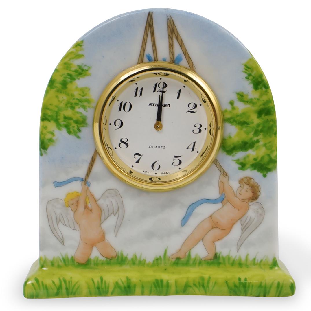 Limoges Porcelain Desk Clock (1 of 2)